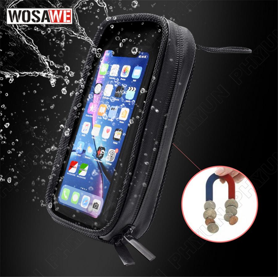 thumbnail image 2 of Magnetic Tank Pouch For Motorcycle – Water-Resistant Phone/GPS Holder For Steel Gas Tanks 2 of 11