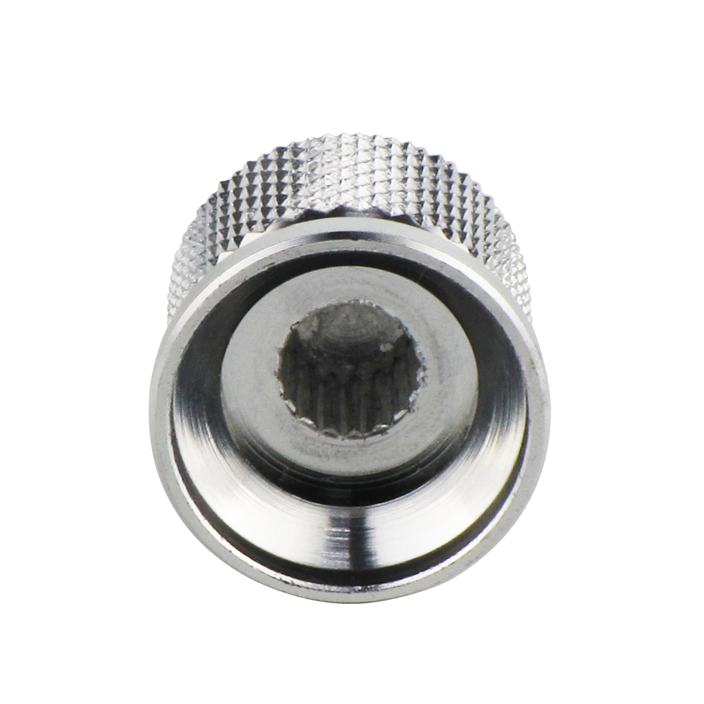 6PCS Guitar Bass Amplifier Knobs Aluminum Amp Effect Pedal Control ...