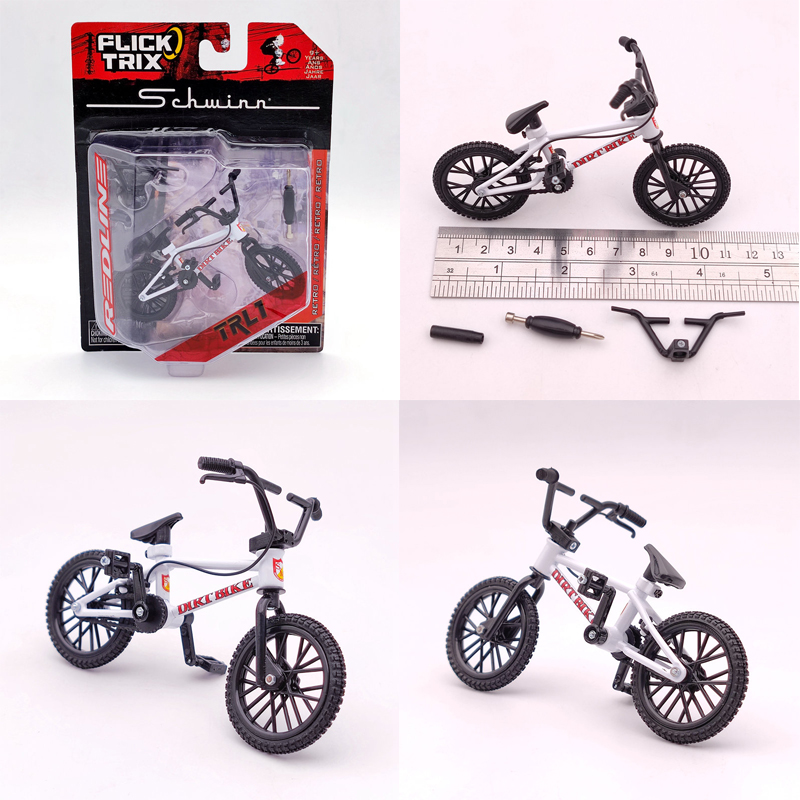 Finger Bike Flick Trix Mini BMX - Premium Diecast White Dirt