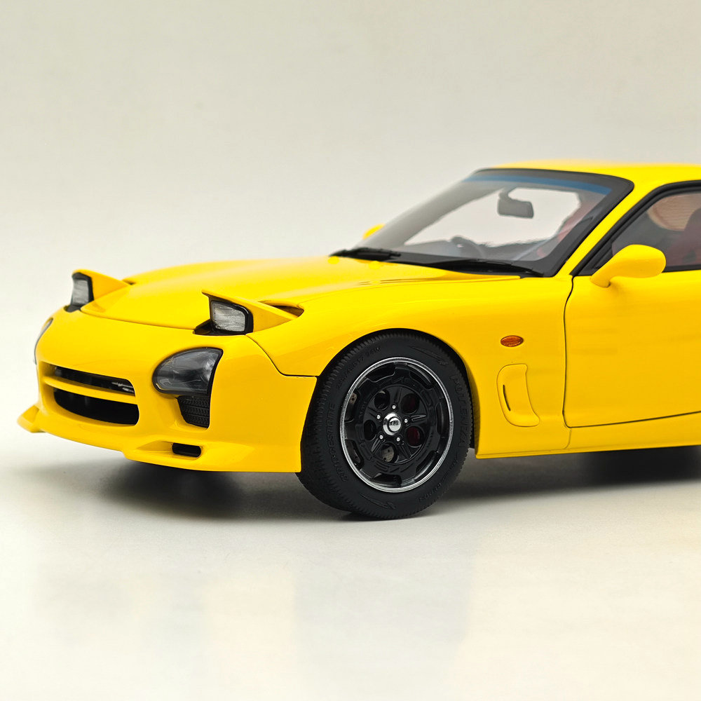 1:18 POLAR MASTER Mazda RX-7 SPEED PLM22-002-1 Yellow Alloy