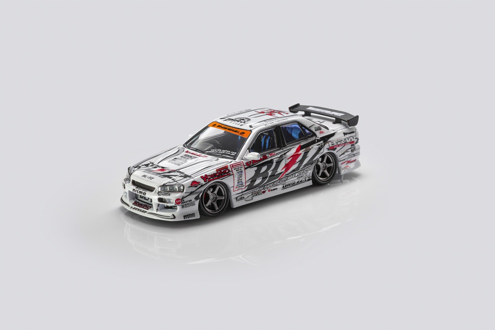 Mortal models 1/64 スカイライン　ER34 D1 nismo 1:64 MORTAL NISSAN SKYLINE ER34 URAS D1GP BLITZ DUNLOF
