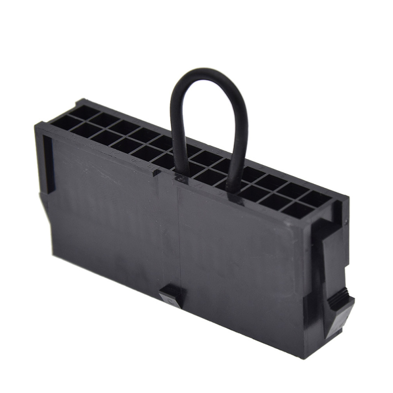 Black ATX Power Supply PSU Jumper Bridge Tool 24 Pin PSUBRIDGE24P