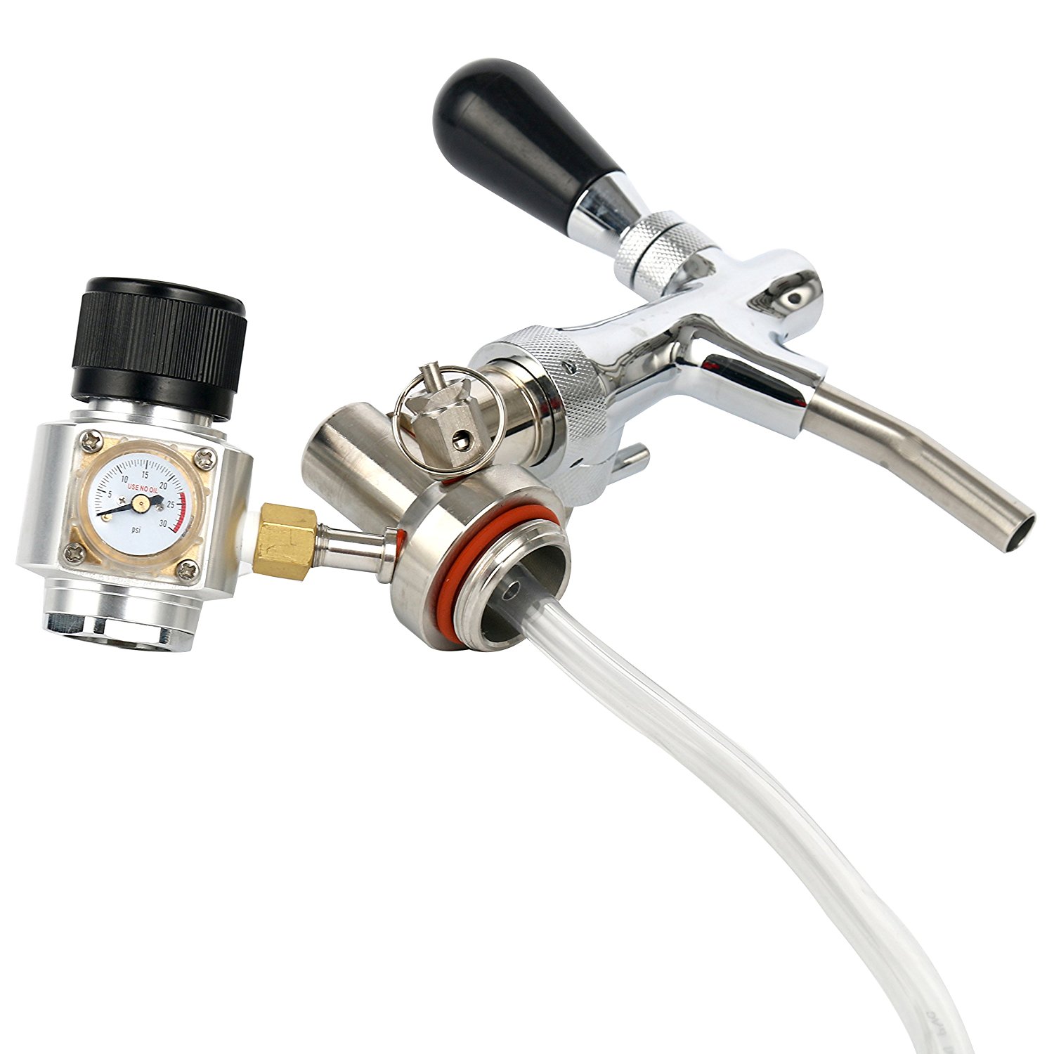 Mini CO2 Regulator & 5L 170 oz Stainless Steel Keg System Kit Beer