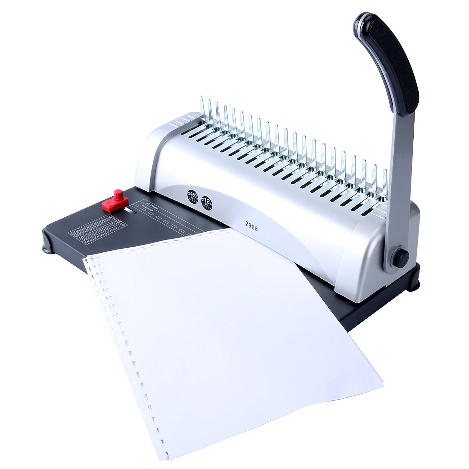 21Hole 450 Sheets Binding Machine Paper Comb Punch Binder YaeKoo Scrapbook YK 614019643525 eBay