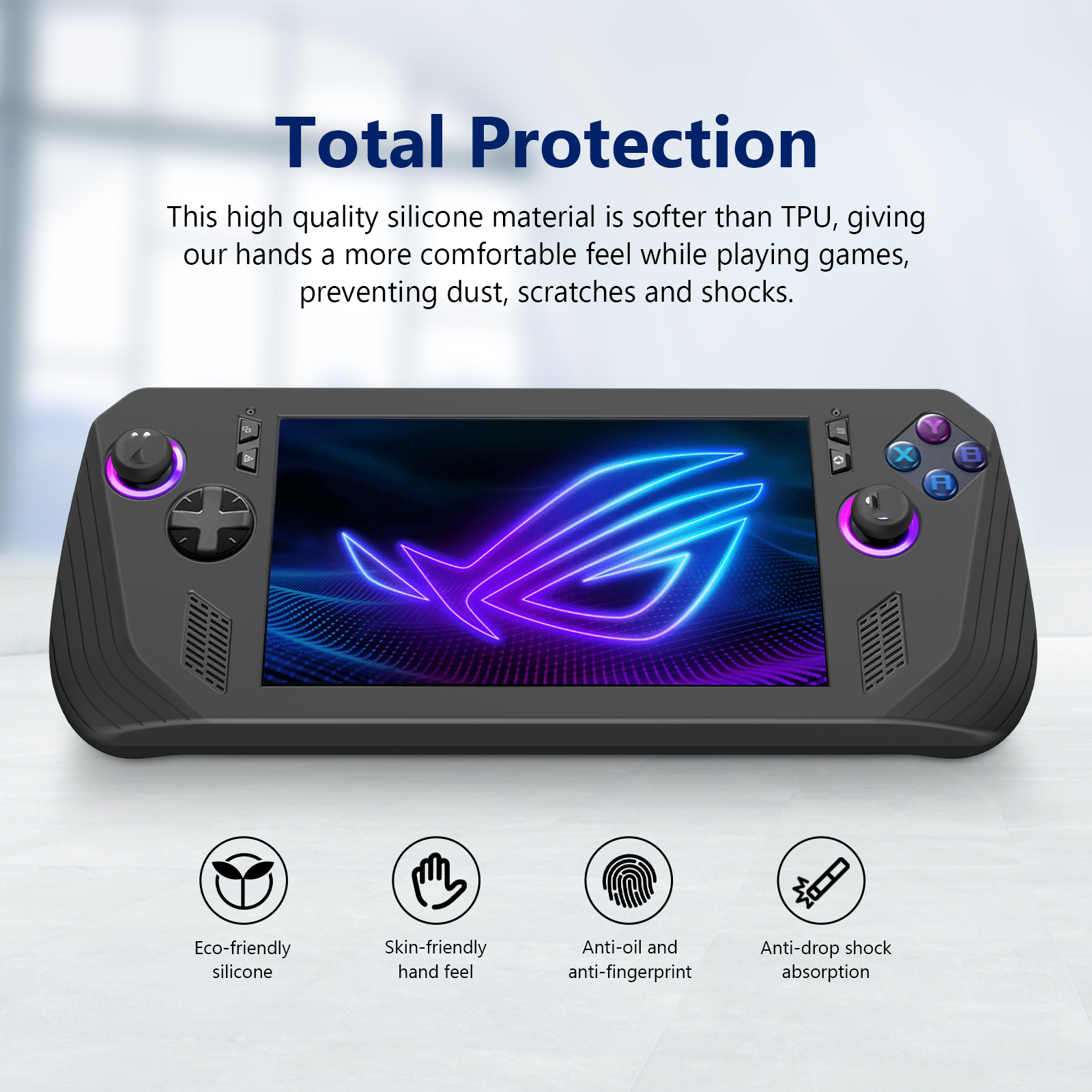 For ASUS Rog Ally X Console Silicone Protective Case Cover
