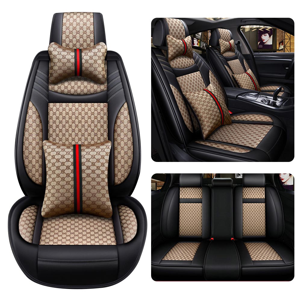 5-Seats Car Seat Covers Full Set For Kia Sportage Soul & Toyota Camry