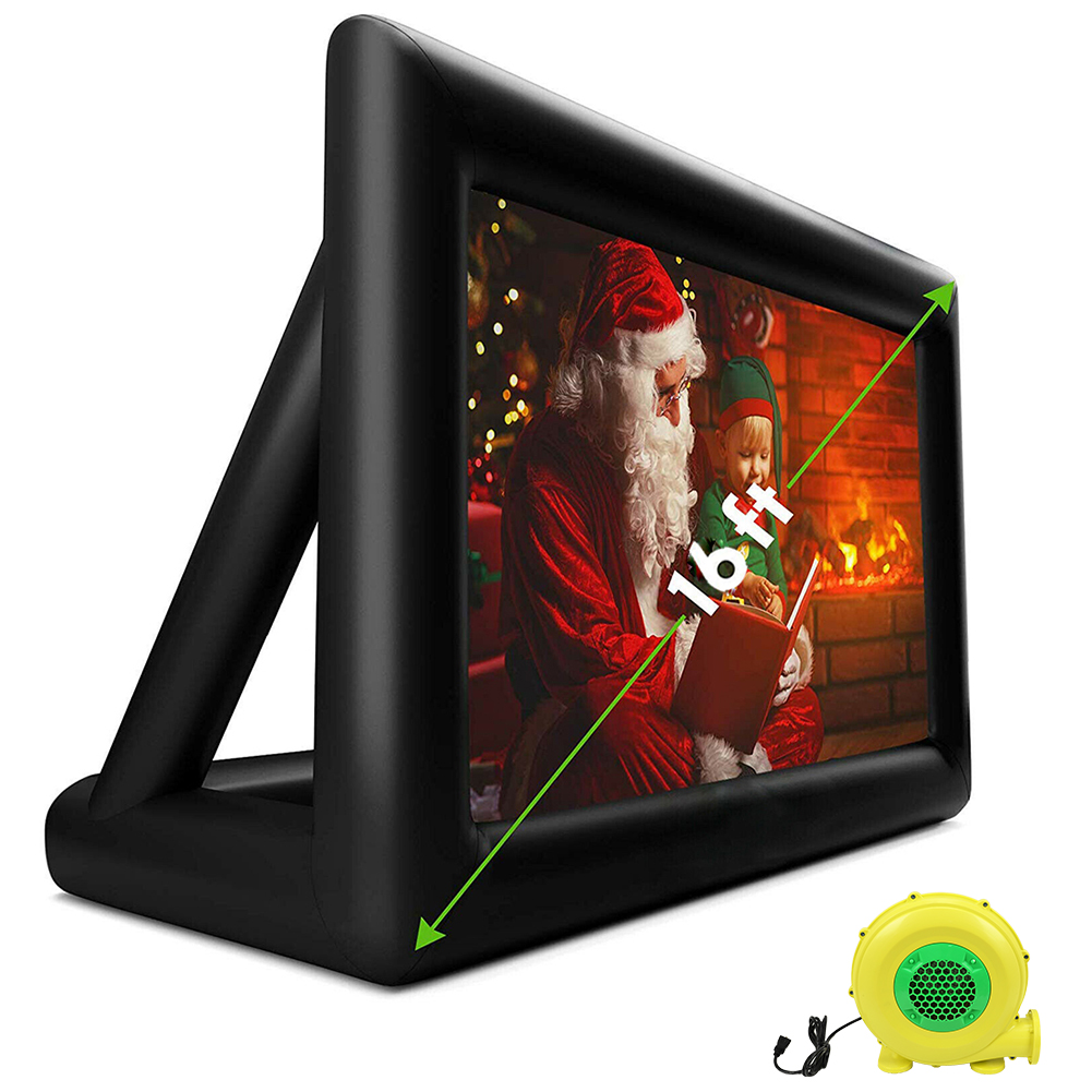 Inflatable Movie Screen 16Ft Giant Outdoor Projector Cinema Backyard