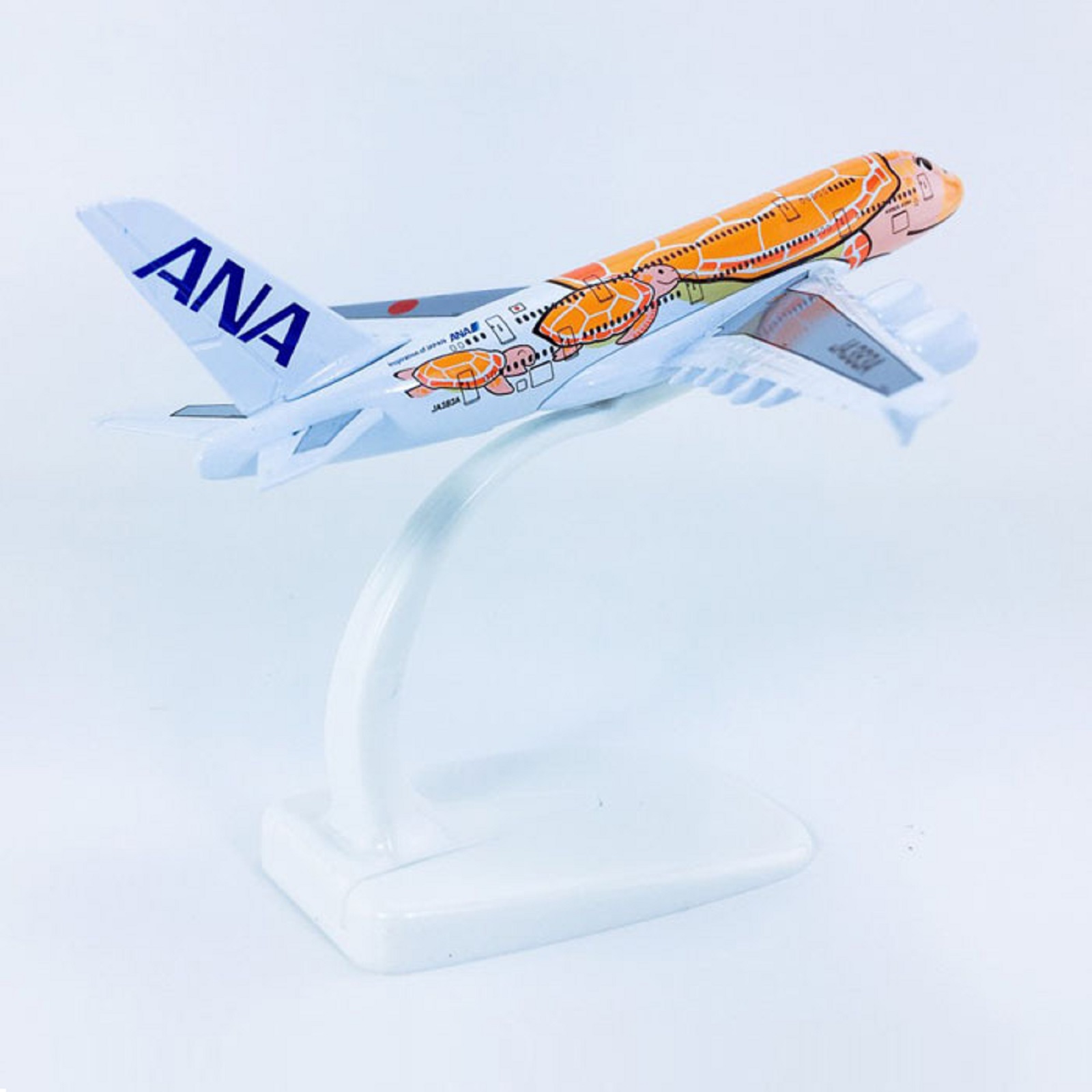 1:500 Scale Orange ANA Sea Turtle Painting A380 Alloy Plane