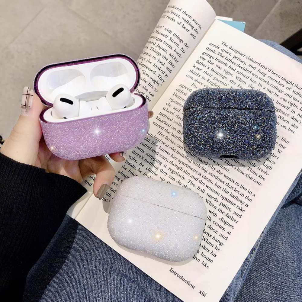 Bling Sequin Glitter Hard Pc Cover For Apple Airpods Pro Wireless Charging Case Ebay