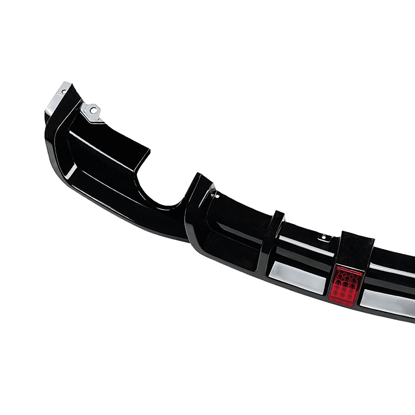 Gloss Black Rear Bumper Diffuser Lip For BMW F06 F12 F13 M Sport M6