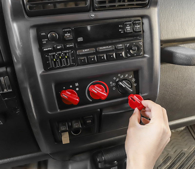 1997 jeep wrangler ac knob