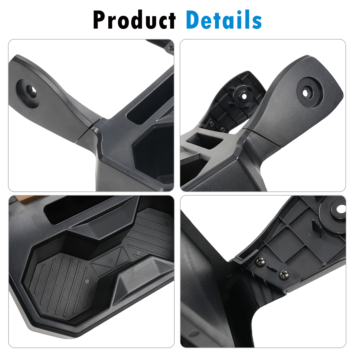 Backseat Floor Cup Holder for Chevy Trax 2024-2025 with Dual Slots