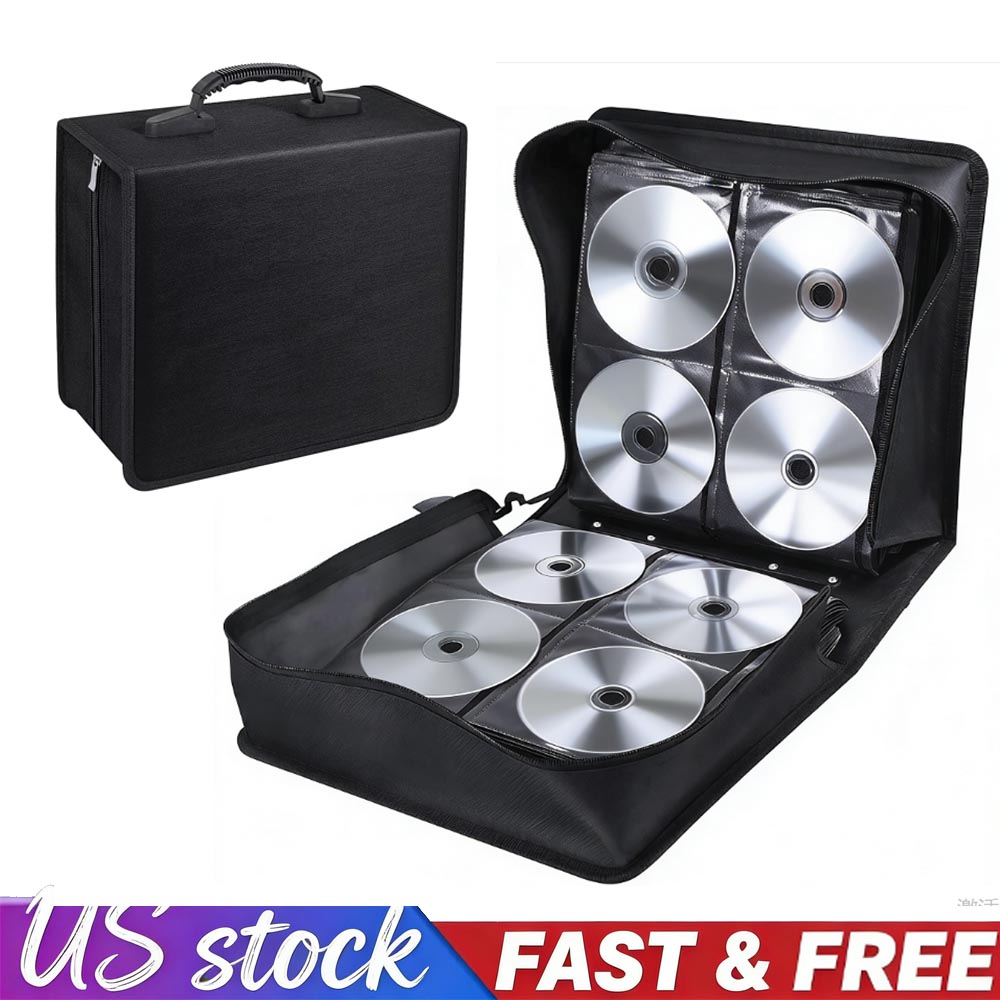 520 Disc CD/DVD Wallet Binder Book Sleeves Disc Storage Bag