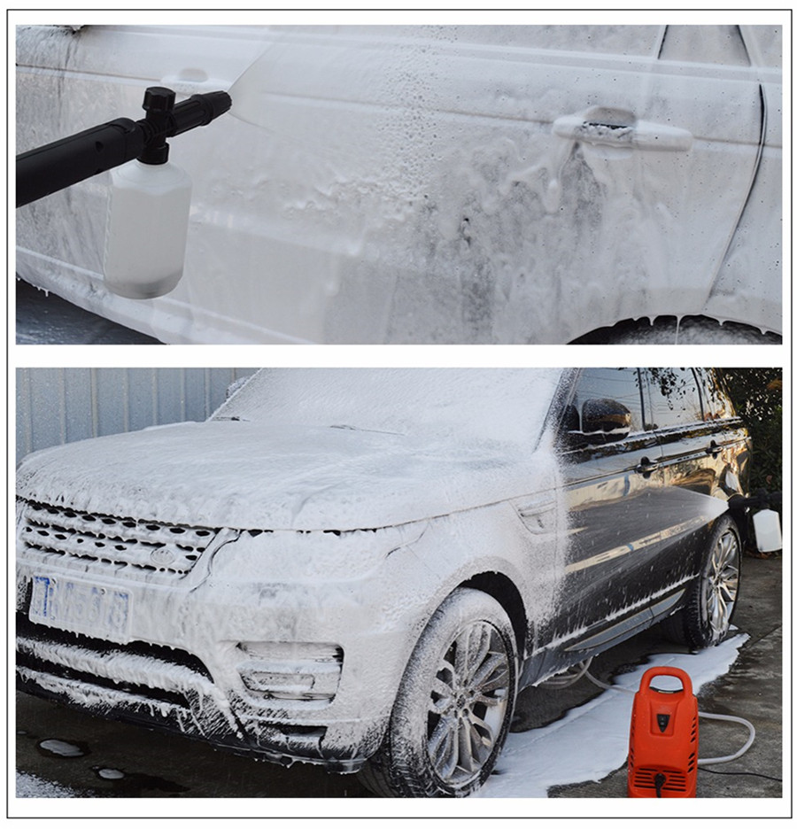 Pressure Snow Foam Washer Jet 0.7L Capacity High Pressure Washer 160bar// 2320psi