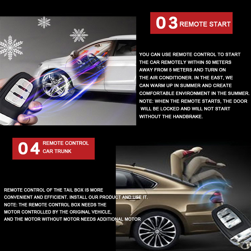 12V Car Fingerprint Push Button Keyless Entry Engine Starter Ignition