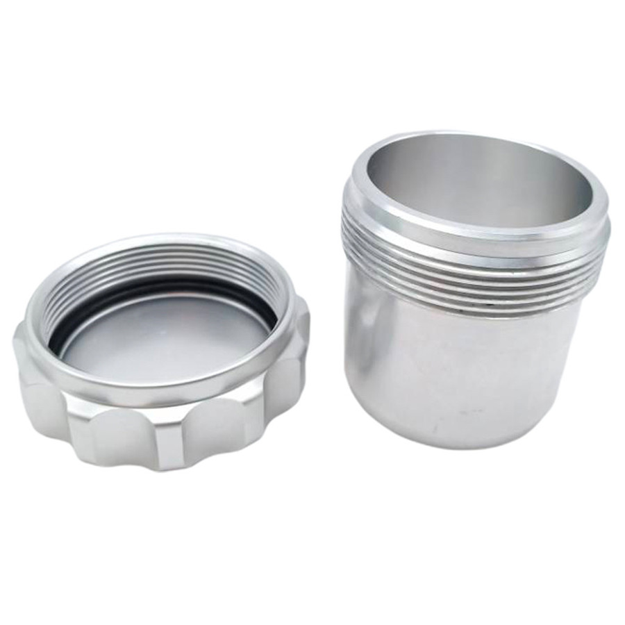 Aluminum Alloy 2 Id Weld On Cap Neck Fuel Filler Tank Water Sump