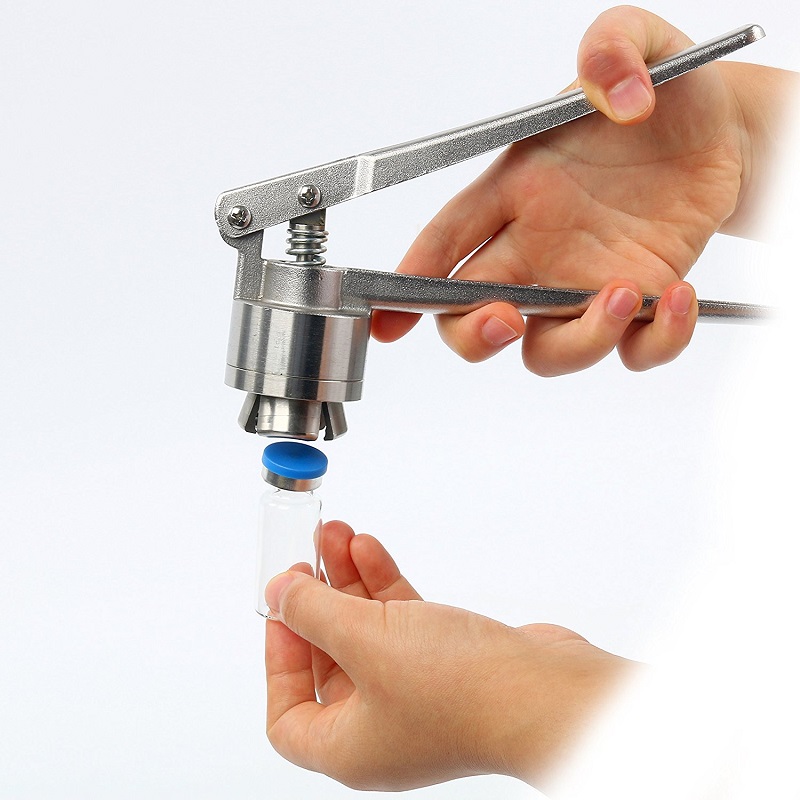 10x 10ml Glass Vials Bottle + 20MM Flip Off Cap Stopper F/ Hand Sealing