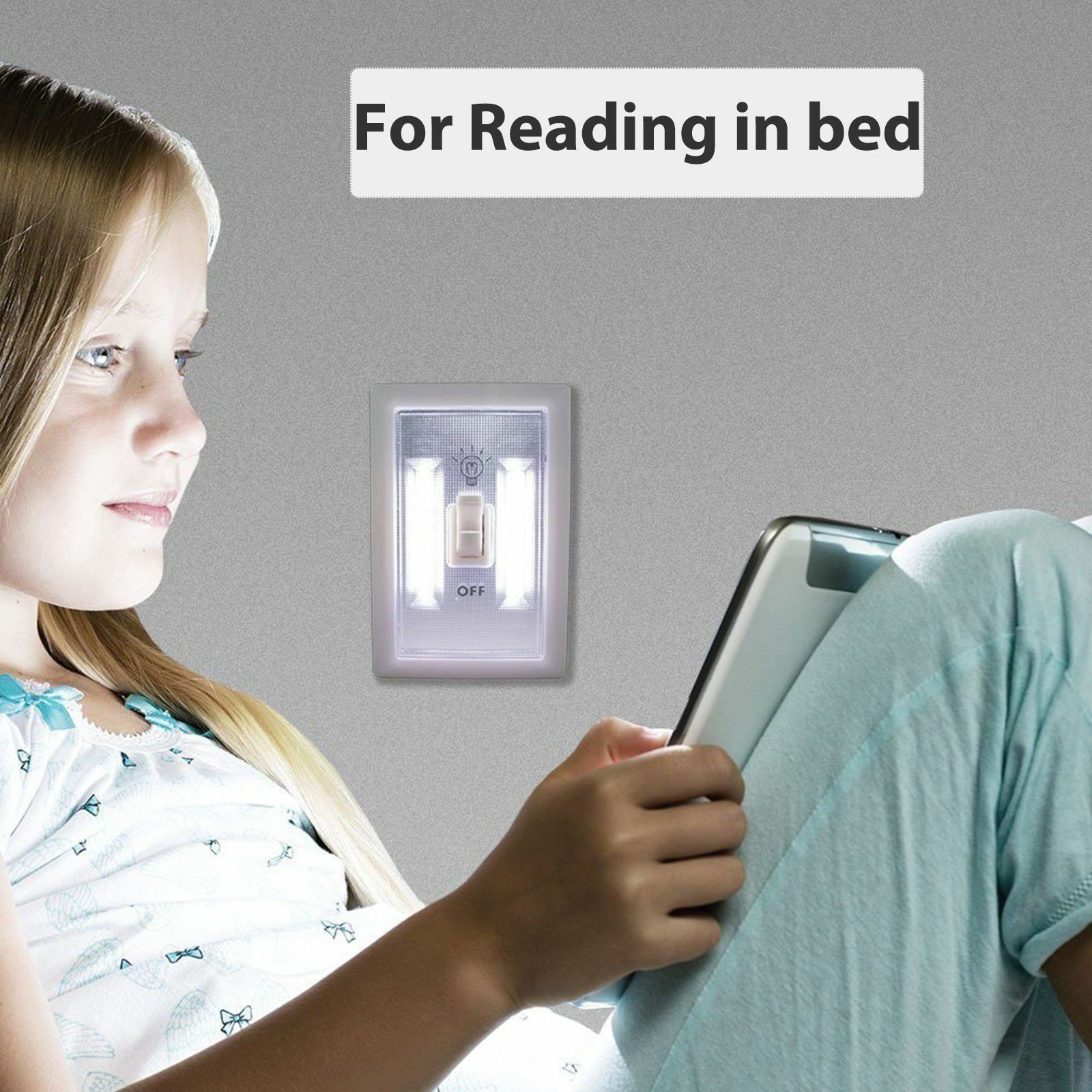 Lampe Murale Sans Fil À 8 Led Cob Avec Interrupteur, Alimentée Par Lampe Murale Sans Fil À 8 Led Cob Avec Interrupteur, Alimentée Par