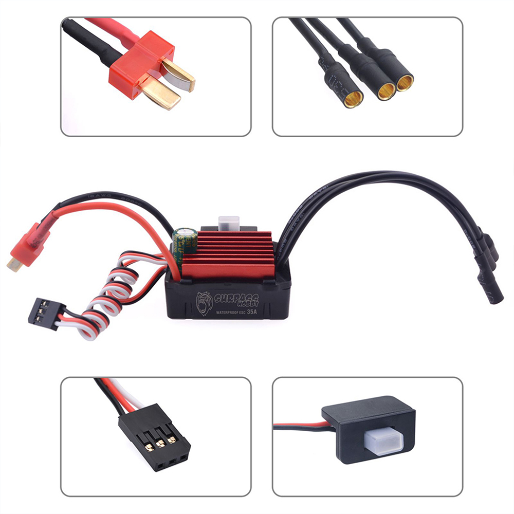 SURPASS 2845 Brushless Motor + 35A ESC + S0600P servo - at all stores