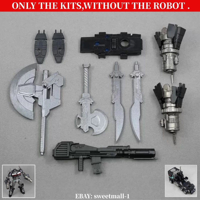 LED Hand Cannon Filler Gun Sword Axe Weapon Upgrade Kit For SS-EX