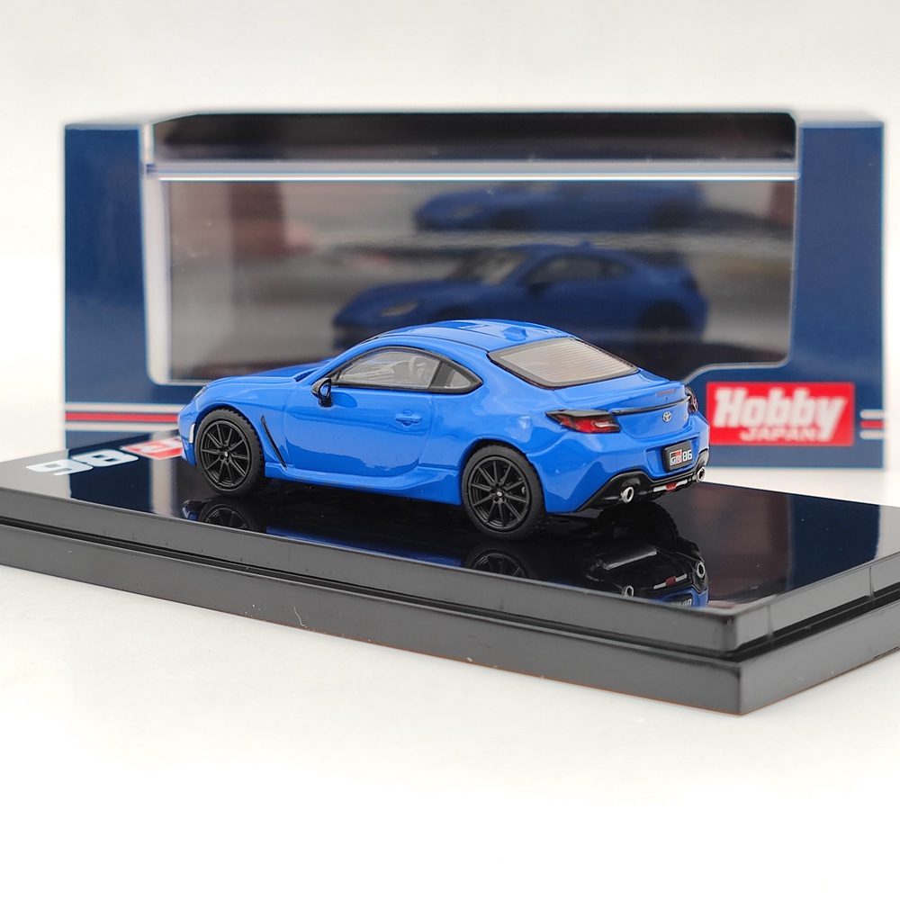 1/64 Toyota86 GR86 Lightning トレーラー トラック Hobby Japan 1:64 TOYOTA GR86 RZ 3BAZN8 Blue Diecast Toy
