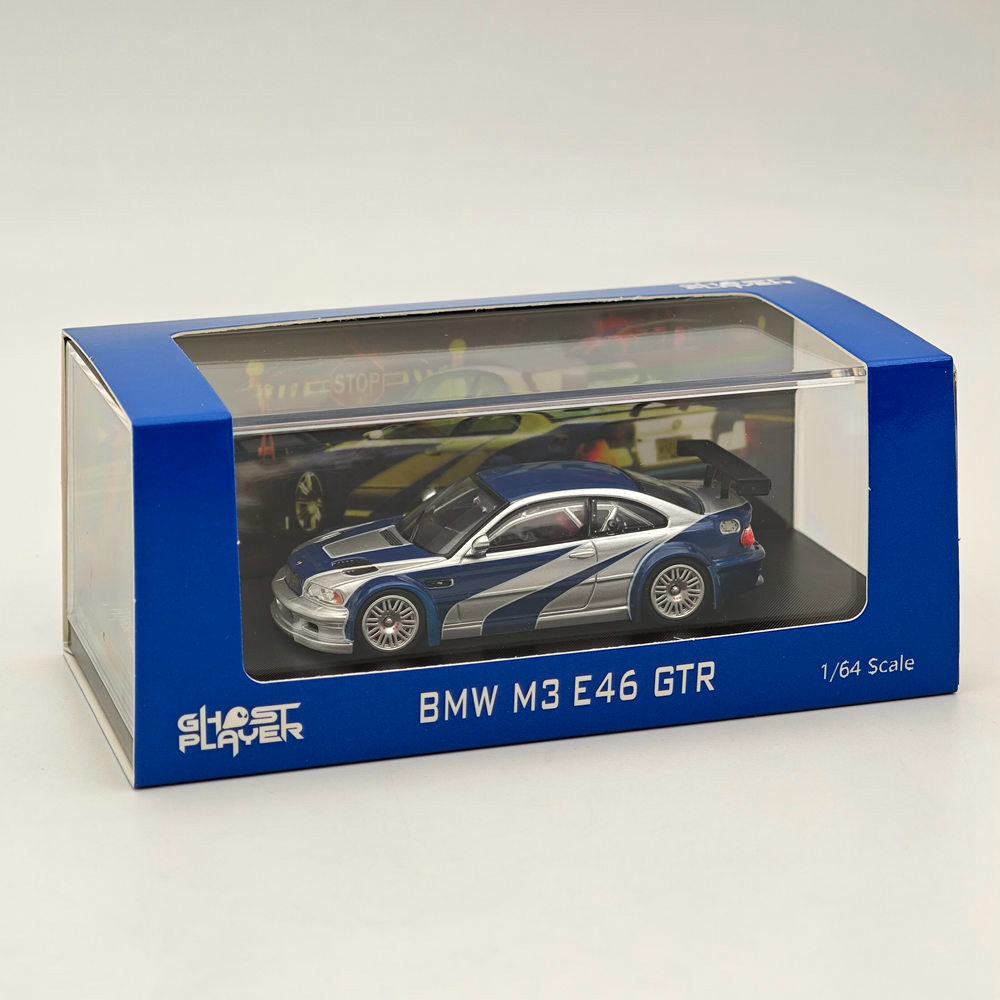 1/64 Ghost Player BMW M3 E46 GTR by DCM Diecast Model Car