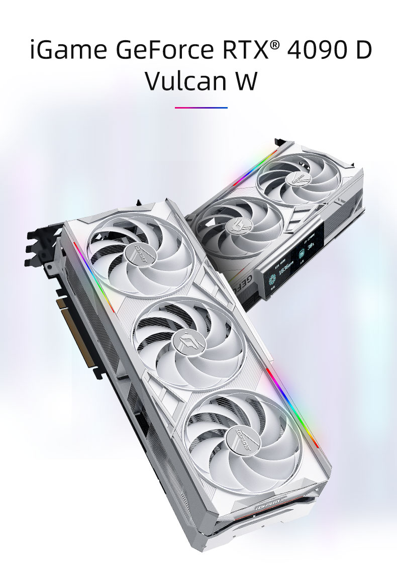 アート・デザイン・音楽 KAMO HADE Buy Colorful iGame-GeForce-RTX-4090-D-Vulcan-W Graphics Cards