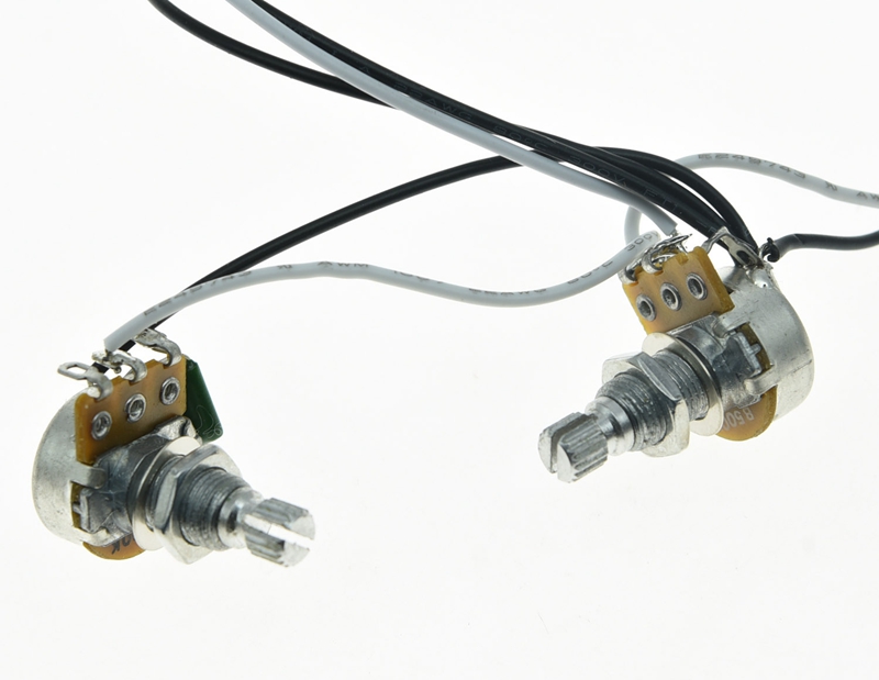 Guitar Prewired Wiring Harness Alpha 500K 16mmPots 1 Volume 1 Tone 3