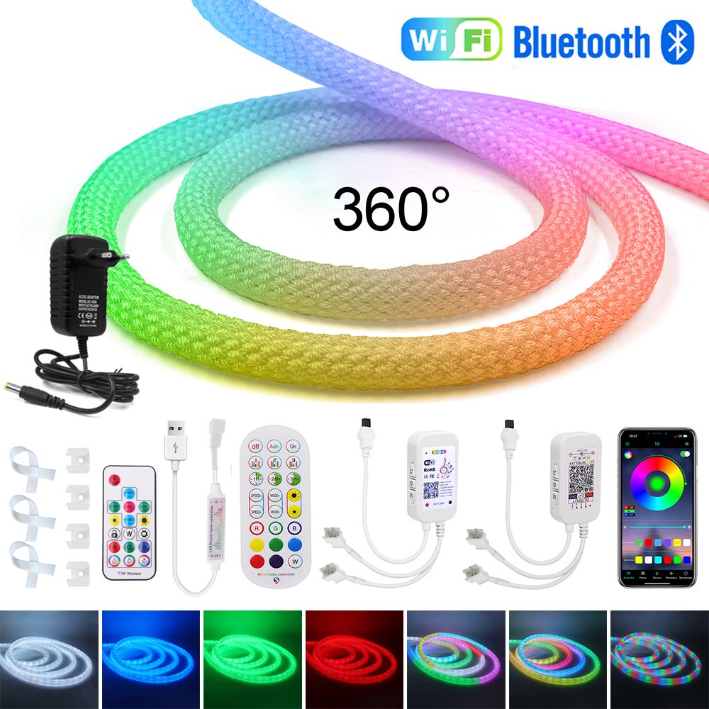 LED505 LED506 LED507 de 5V 360度 WS2812B RGB 幻彩圆形网管 霓虹灯.jpg