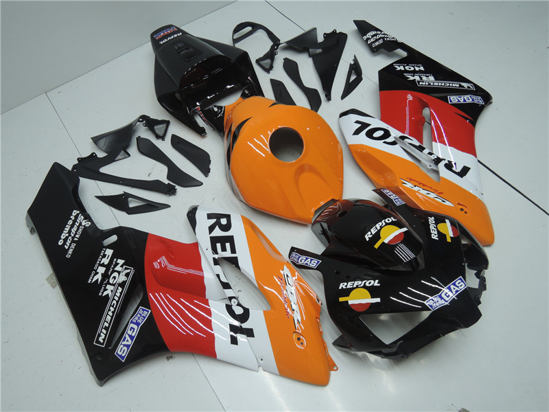 2004-2005 Honda CBR1000RR ABS Fairing Kit Orange Black