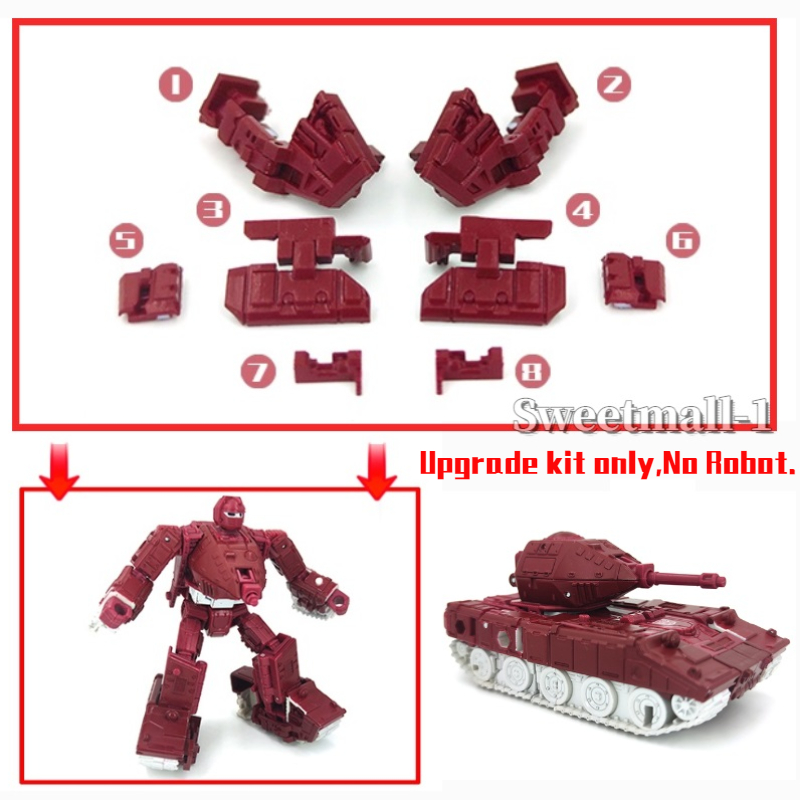 Transformers Kingdom Huffer Upgrade Kit - 6-Piece 3D Printed Resin Parts Set For Action Figure 5 thumbnail image