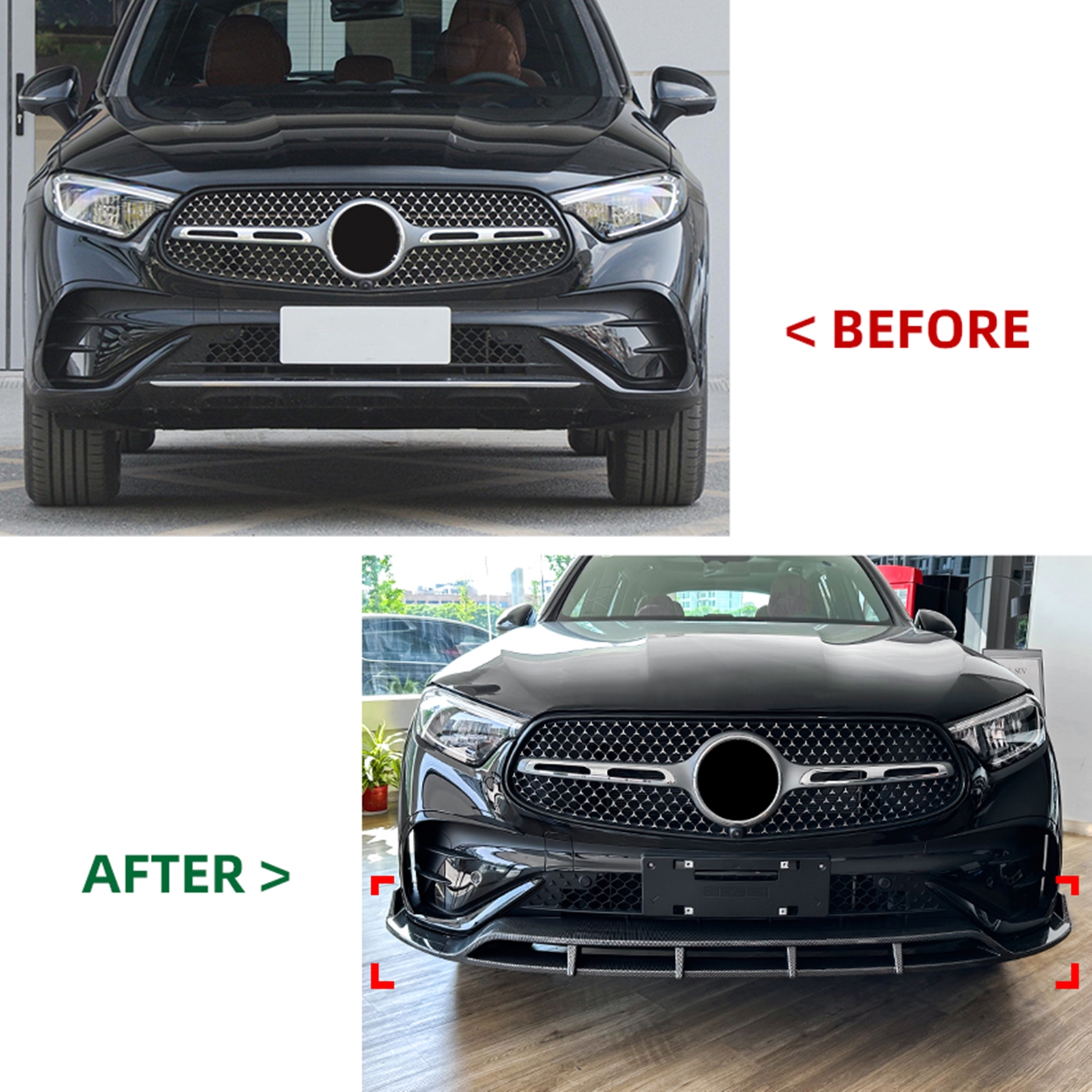 For Benz GLC Class X254 2023-2025 GLC260 GLC300 AMG Front Bumper