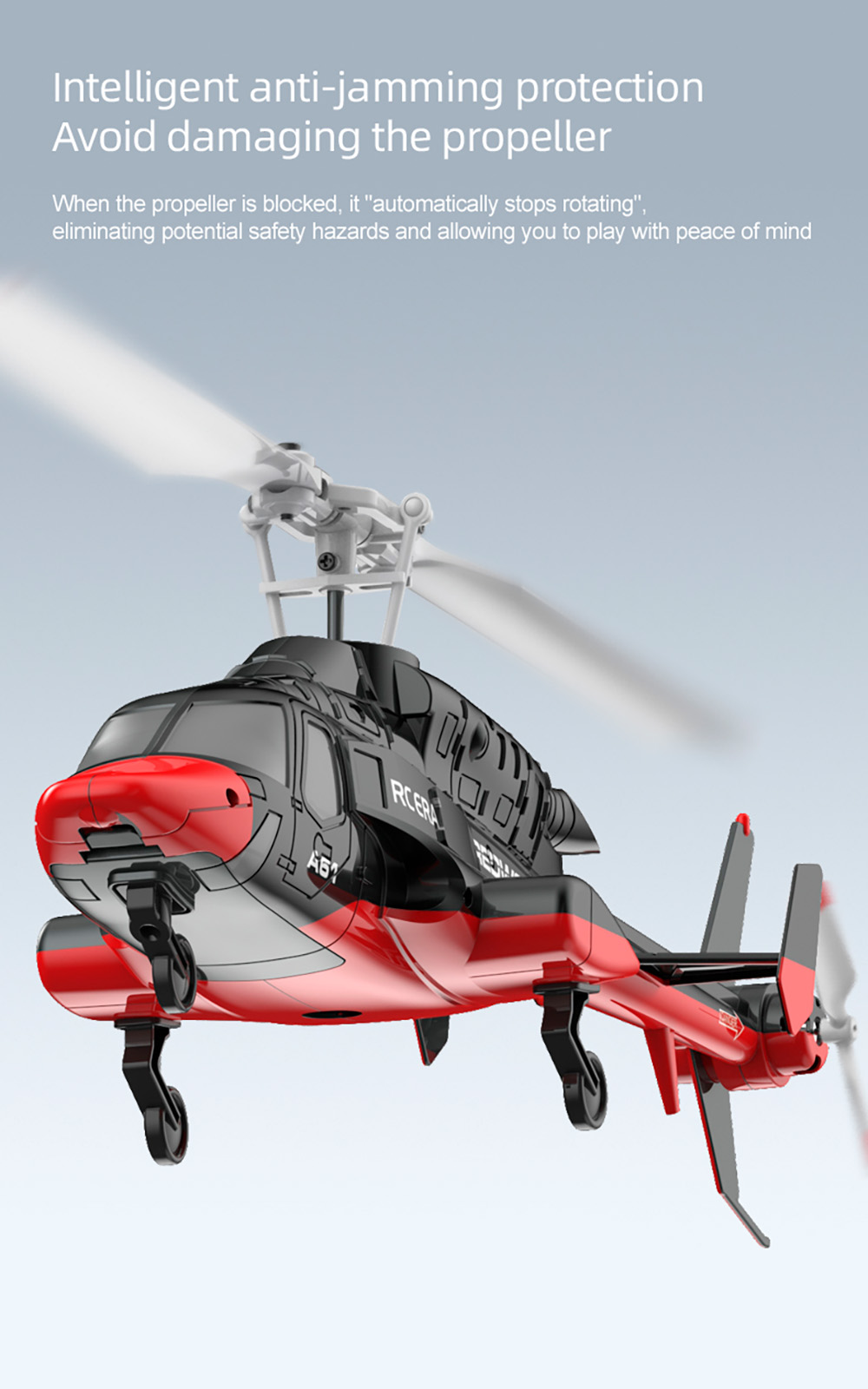 RC ERA A61 Airwolf Helicopter 4CH Optical Flow Positioning 6-axis