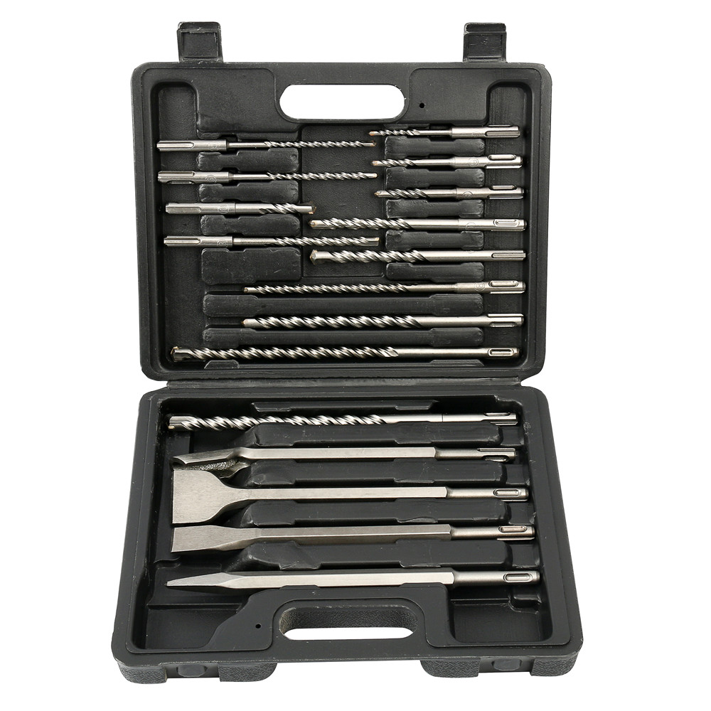 17pcs Rotary Hammer Drill SDS+ Plus Bit Bits Chisel Set Concrete Fits Hilti eBay