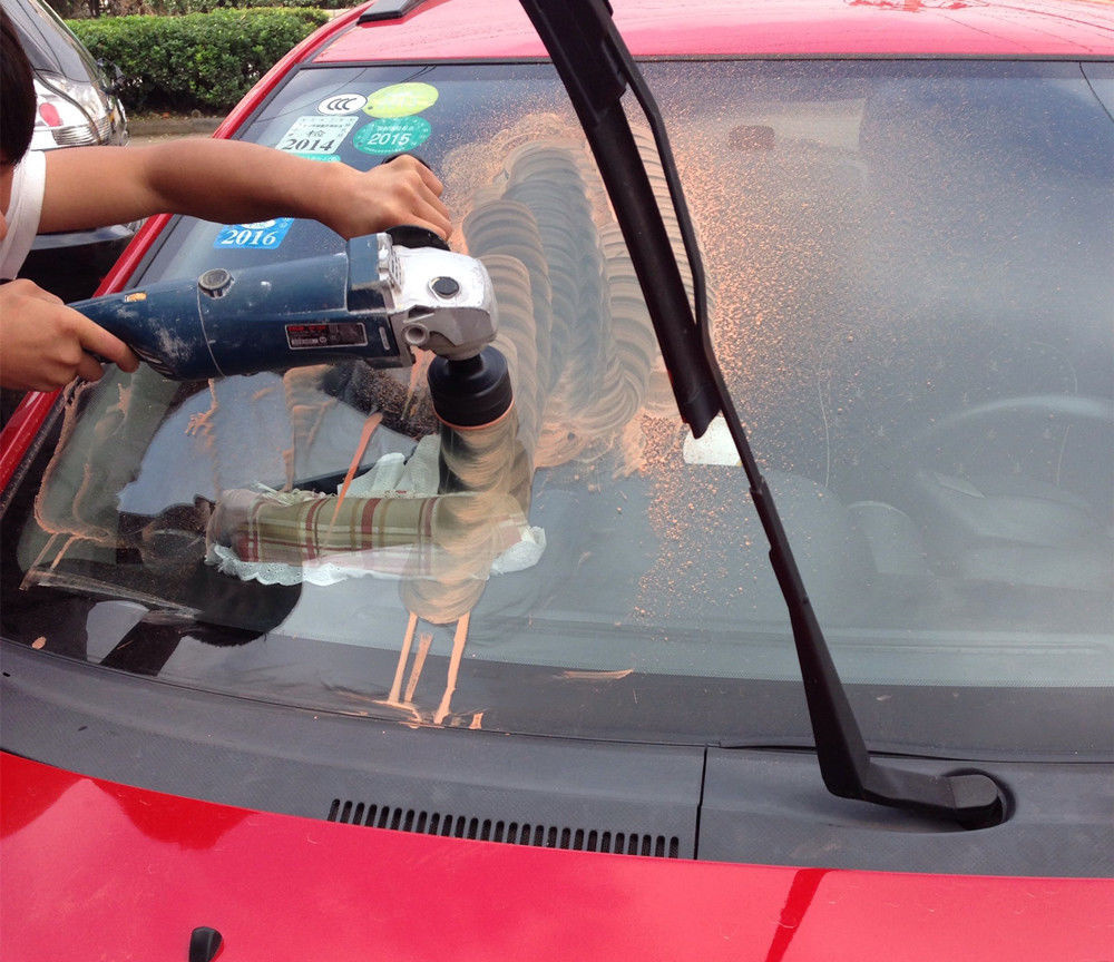 34 Pcs Car Windscreen Glass Deep Scratch Removal Polishing Kit 8 Oz