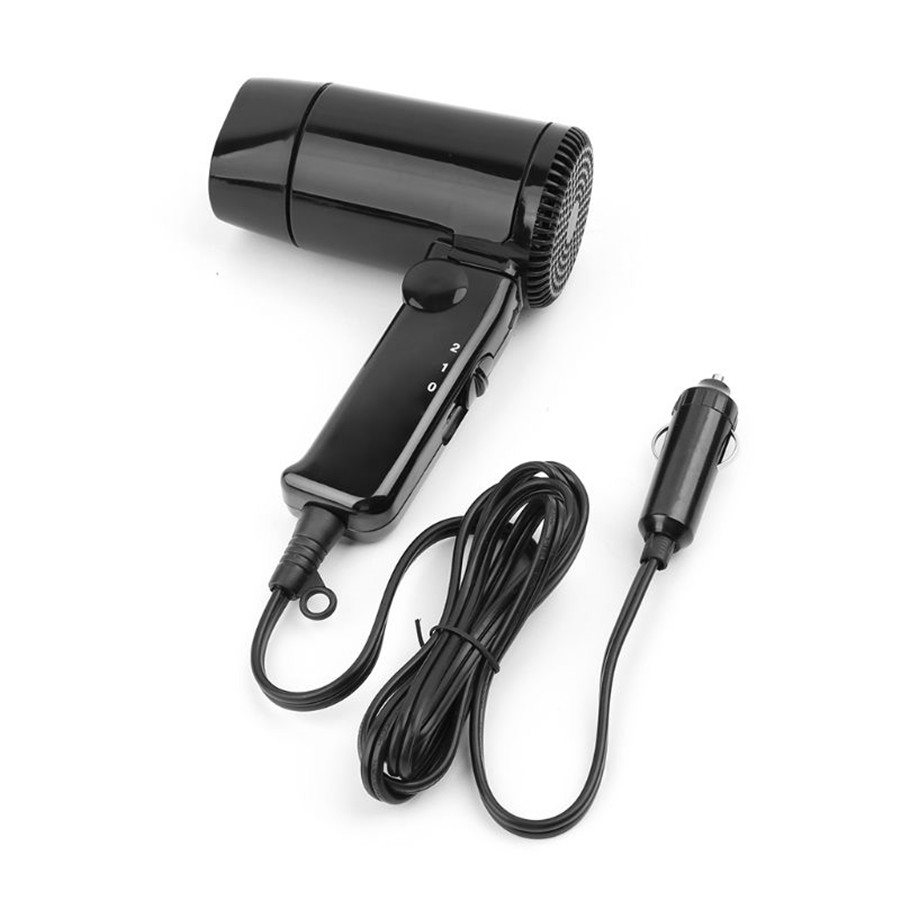 hair dryer car cigarette lighter Portable 12V Car Hair Dryer Window Defroster Cigarette Lighter Plug Hot &  Cold
