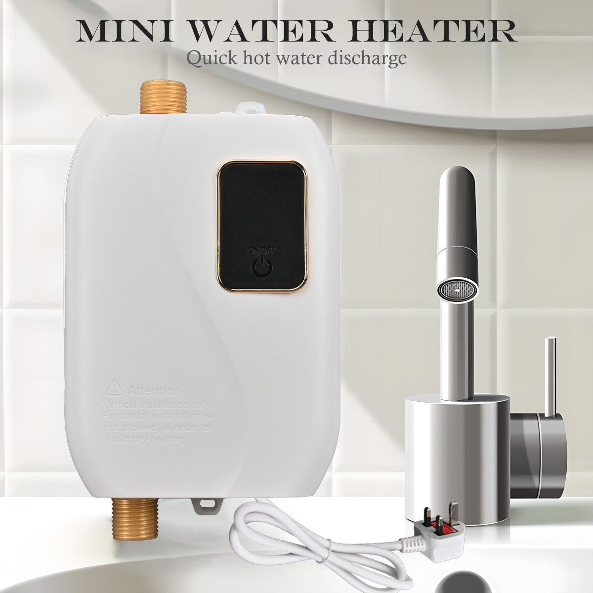 Heater Electric Tankless Water Heater For One Shower Tankless