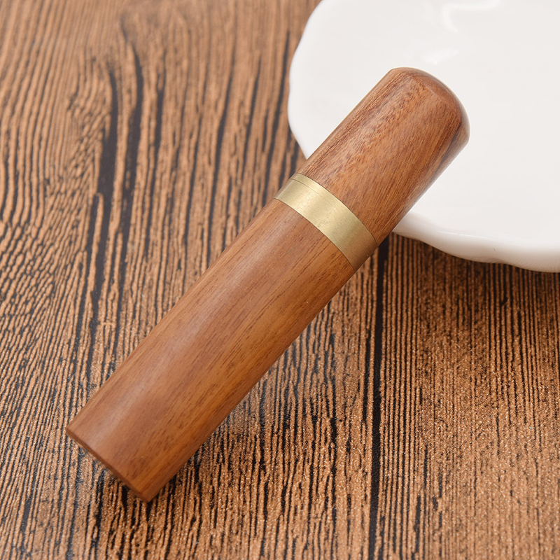 Fashion Wooden Toothpick Holder Portable Pocket Toothpick Dispenser