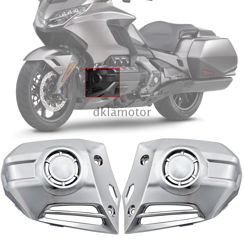 Left Right Chrome Lower Cowl Covers Cover For Honda Goldwing GL1800