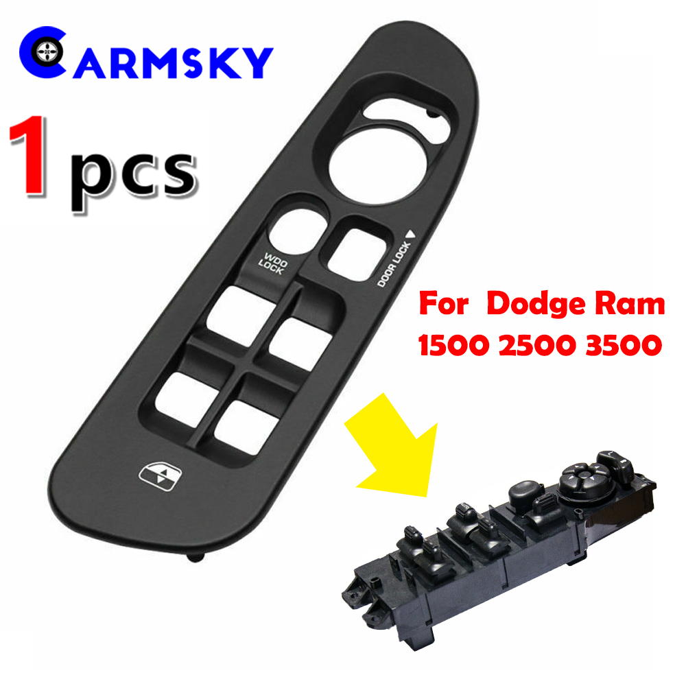 Master Window Switch Control Panel Bezel Fit Dodge Ram 2002 2003 2004