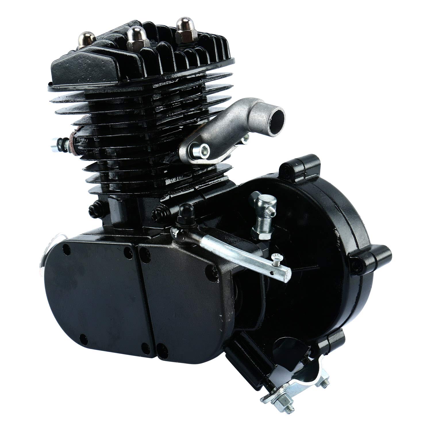 Black 80cc 2Stroke Bicycle Engine Motor Kit for Motorized Bike eBay