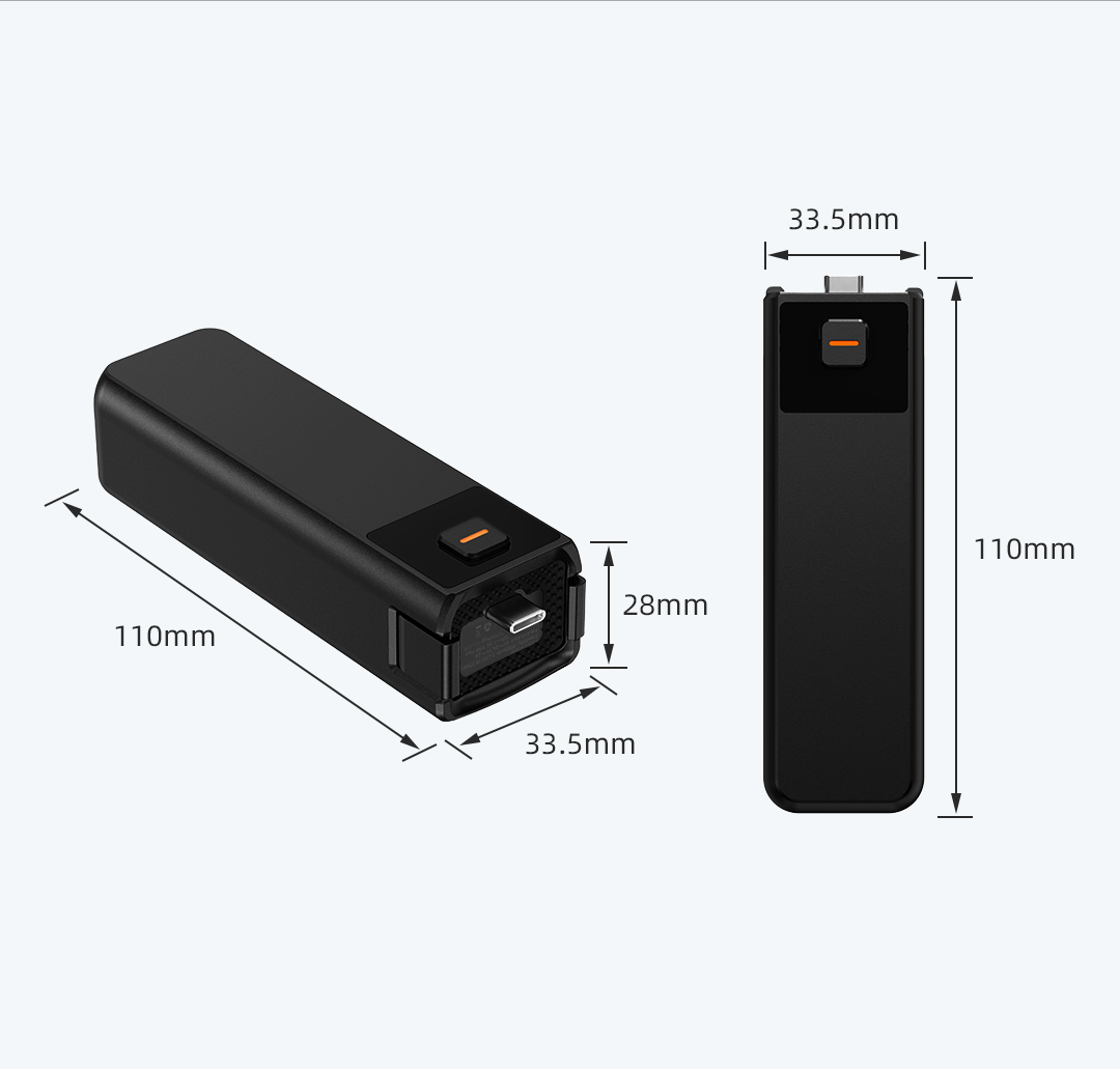 Soonpho Battery Grip For Osmo Pocket 3 LCD Screen 5000mAh 22W