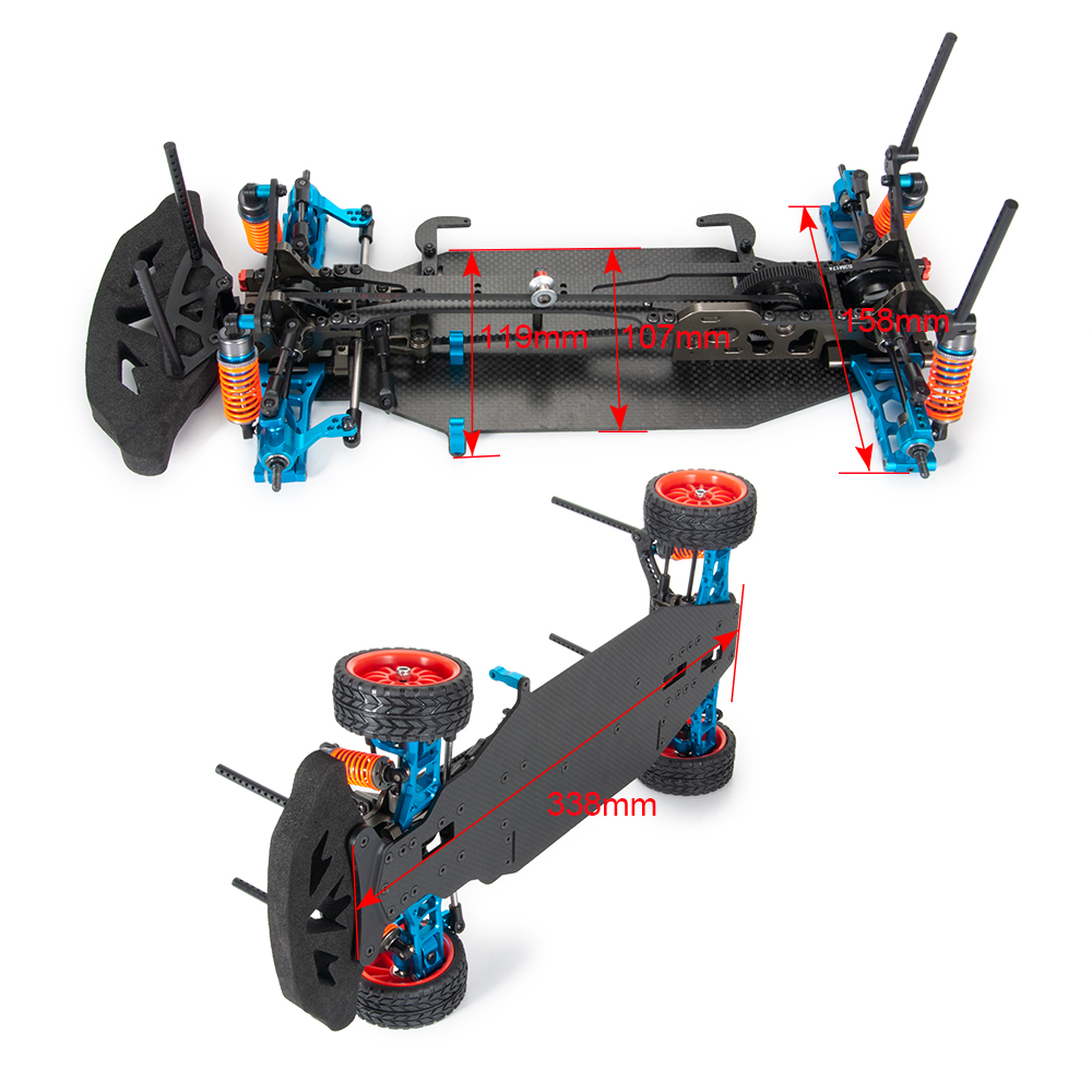 Amazon.com: SUNGOOYUE RC Car Rear Dog Bone, 2Pcs Steel