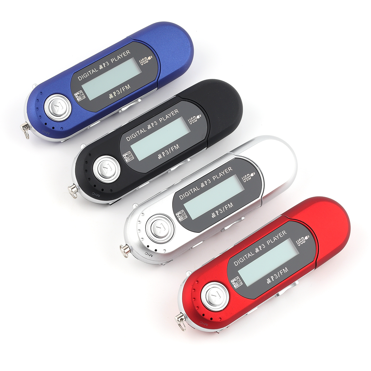 Portable Digital MP3 Player With LCD Screen - Supports 32GB TF Card, FM Radio, USB Playback