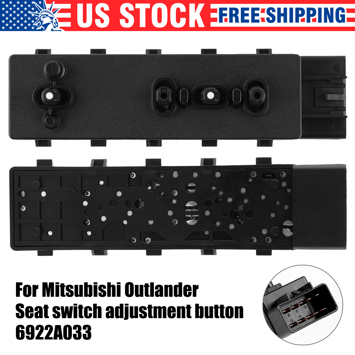 OEM Left Side Power Seat Adjustment Switch For Mitsubishi