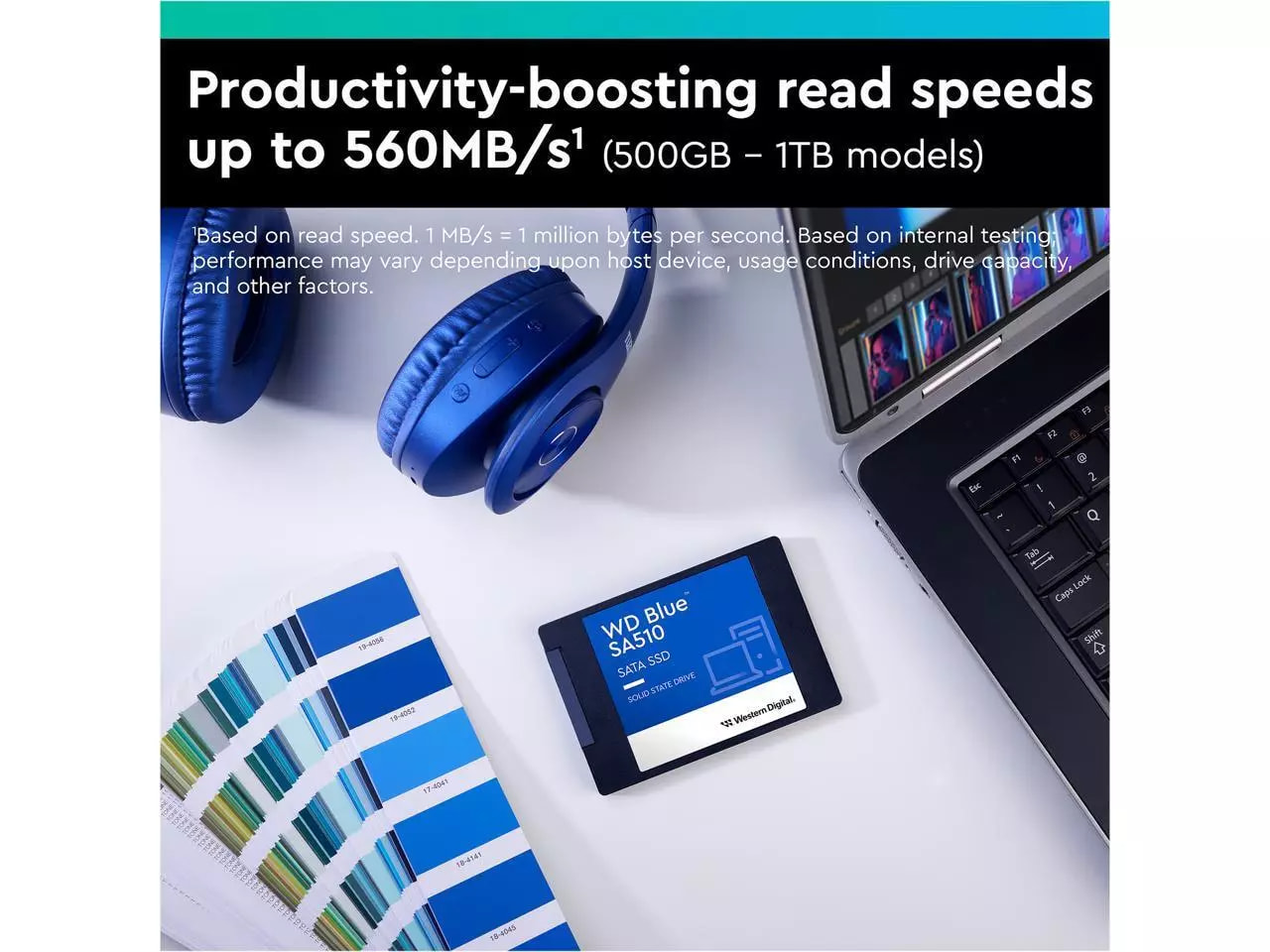 Western Digital SSD WD Blue SA510 SATA Internal Hard Disk 250GB