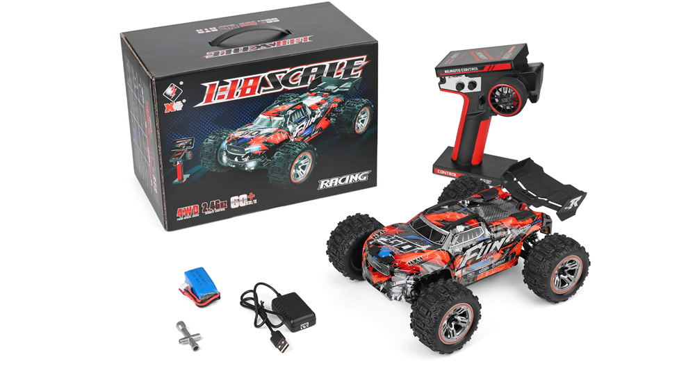 WLtoys XK 184008 RC Car 1/18 60KM/H 4WD Brushless 2.4G High
