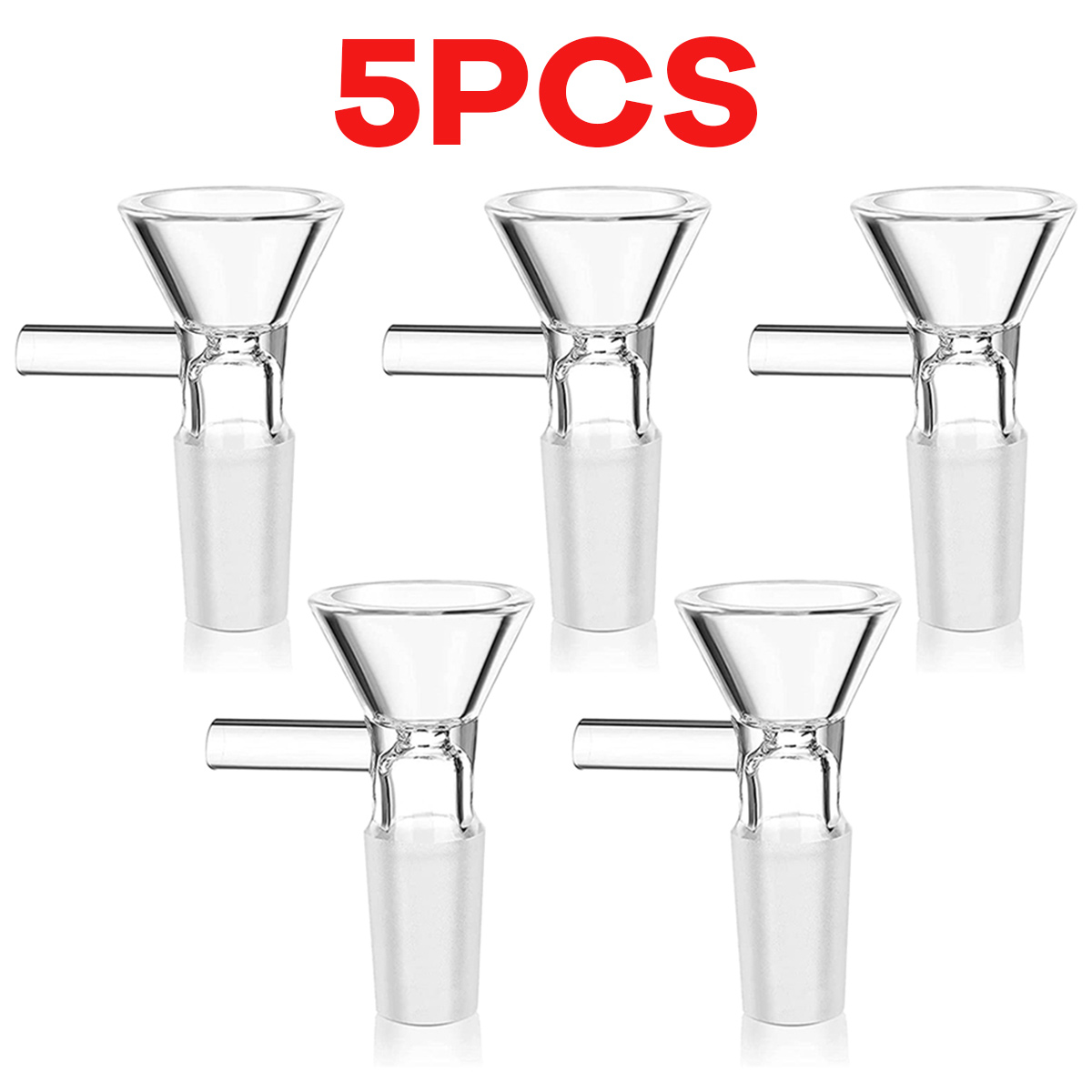 5Pcs14mm Male Bowl Set Replacement for Hookah Water Pipe Glass Bong Smoking  Pipe – Tacos Y Mas