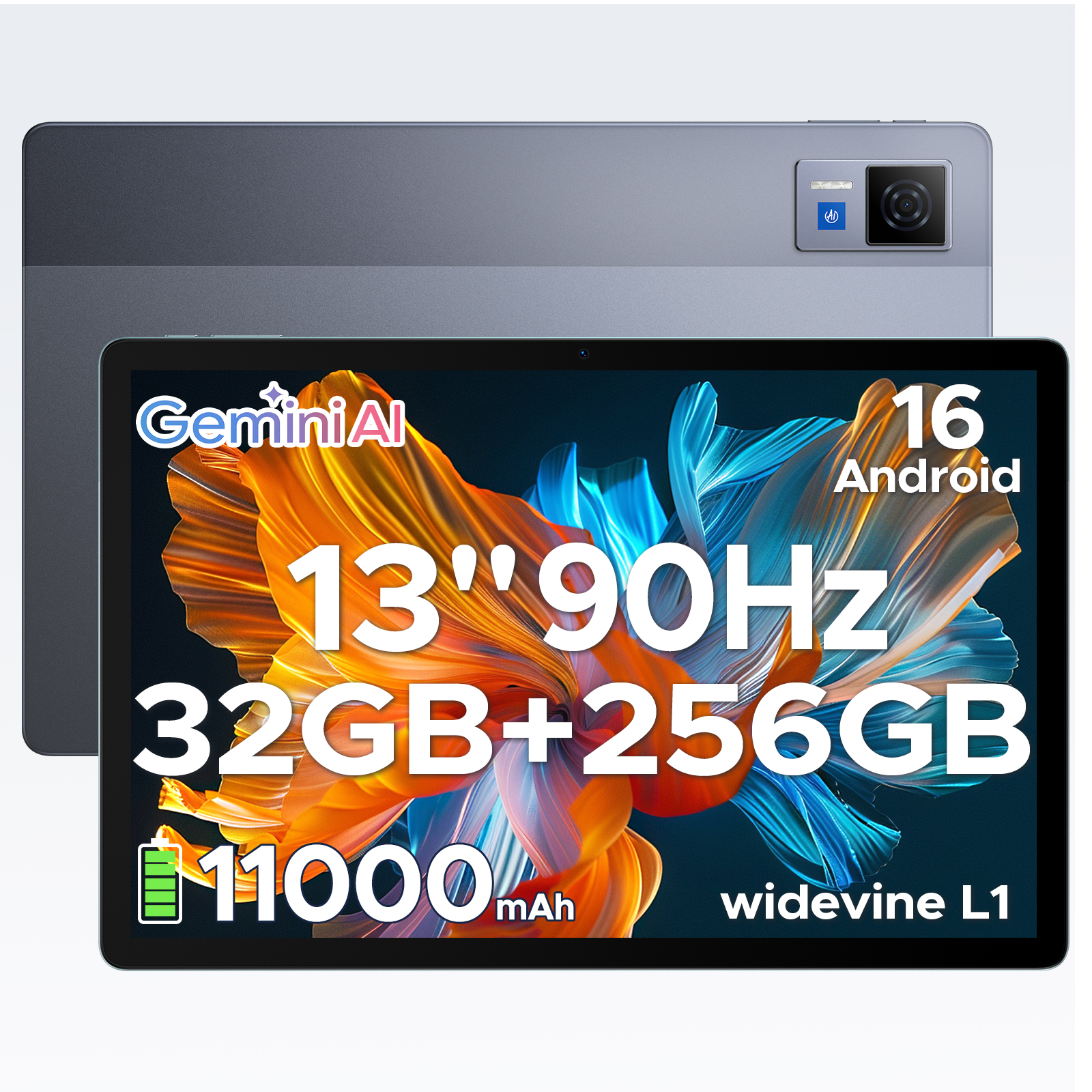 DOOGEE U13 13 inch Tablet Android 16 Tablet 11000mAh 32GB+256GB