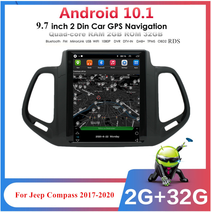 For 2017-2020 Jeep Compass 9.7